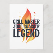 Grill Legend GRILLEN Poster Postkarte (Vorderseite)