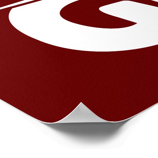 Grill-Lizenz Poster (Ecke)