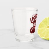 Grill-Lizenz Schnapsglas (Links)