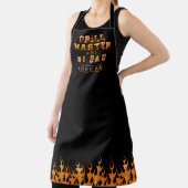 GRILL MASTER #1 VATER Flammen Personalisiert Schürze (InSitu)