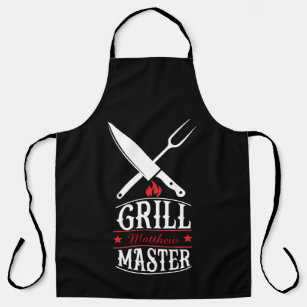 Grill Master Barbeque GRILLEN Personalisiert Schürze