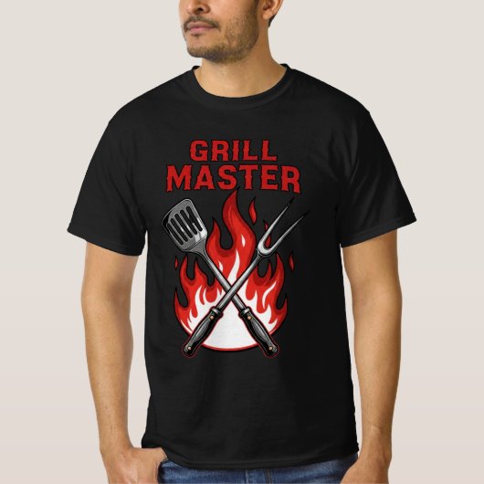 Grill Master – BBQ Father’s Day T-Shirt (Vorderseite)