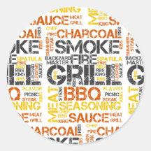 Grill Master BBQ-Typografie