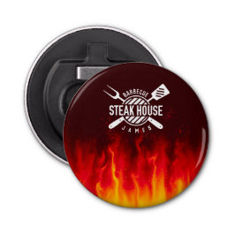 Grill Master — Benutzerdefinierte GRILLEN Flames Flaschenöffner