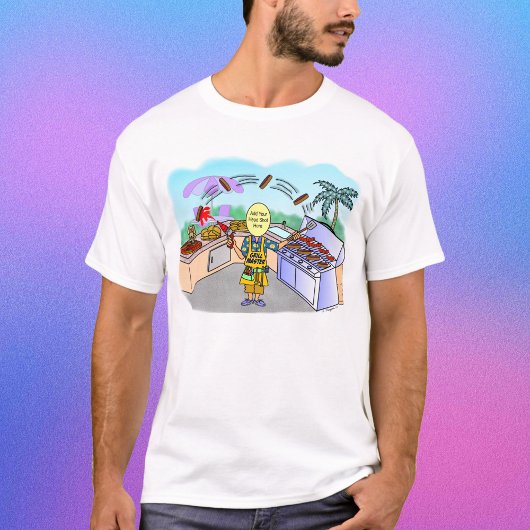 Grill Master Cartoon T-Shirt