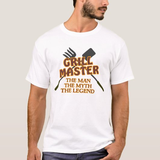 GRILL MASTER - DER MANN DER MYTH DER LEGENDE T-Shirt (Vorderseite)