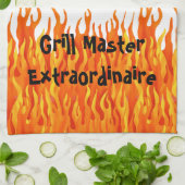 Grill Master Extraordinaire Geschirrtuch (Gefaltet)