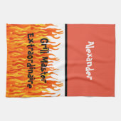 Grill Master Extraordinaire Geschirrtuch (Horizontal)