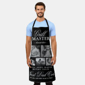 Grill Master Father Foto Collage Schürze (Getragen)