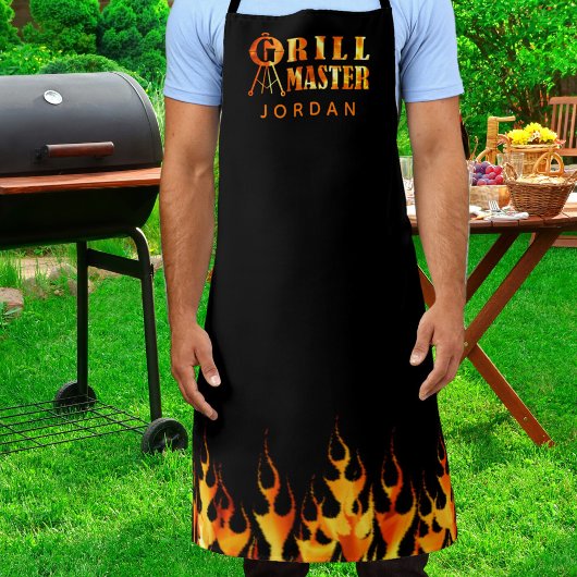 GRILL MASTER Flames Personalisiert Schürze
