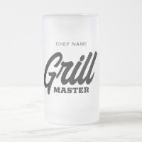 Grill Master Glasbierstein Tasse für GRILLEN Koch