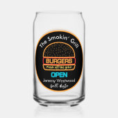 Grill Master Grillbiere Can Glass Trinkbehälter Dosenglas (Rückseite)