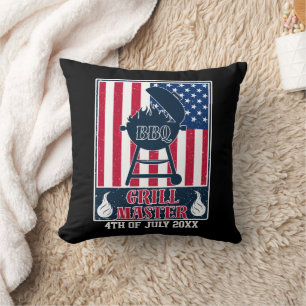 Grill Master GRILLEN 4. Juli American Flag Kissen