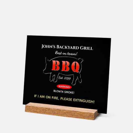 Grill-Master-GRILLEN für Backyard - Akrylus Acrylschild (Winkel)