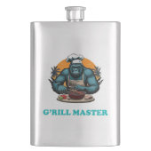 G'rill Master GRILLEN Griller Fun Puff Flachmann (Vorderseite)
