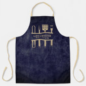 Grill Master GRILLEN macht eigene Männer zur Marin Schürze (Vorderseite)