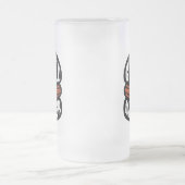 Grill Master GRILLEN Vater Zitat Burger Grillglas  Mattglas Bierglas (Mittel)