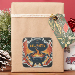 "Grill Master" GRILLEN Vatertag Sticker Set