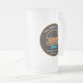 Grill Master Grillglas Trinkbehälter Mattglas Bierglas (VorderseiteRechts)