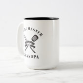 Grill Master Großvater Großvater Maßgeschneidert Zweifarbige Tasse (Vorderseite Links)