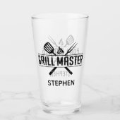 Grill Master Imitate Leather Set Glass Cup Glas (Vorderseite)