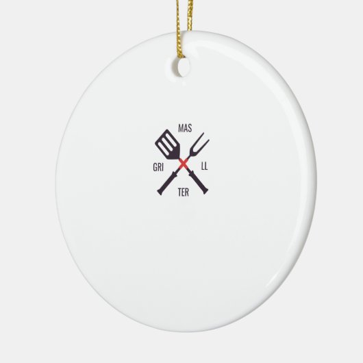 Grill Master Keramik Ornament (Links)