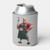Grill Master King of the Grill Can Cooler Dosenkühler (Kanne Vorderseite)