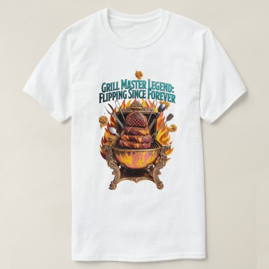 Grill Master Legend T Shirt  (Design vorne)