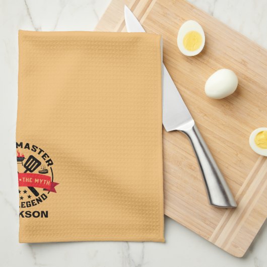 Grill Master Legende Geschirrtuch (Viertel Falte)