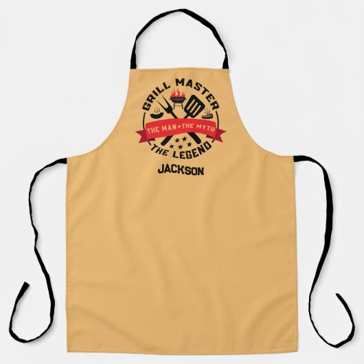 Grill Master Legende Schürze (Vorderseite)