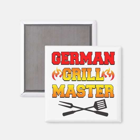Grill Master Magnet (Vorderseite/Rückseite)