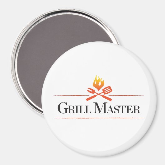 Grill Master Magnet (Vorderseite/Rückseite)