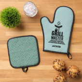 Grill Master Ofenhandschuh & Topflappen-Set (Oben Unten)
