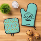 Grill Master Ofenhandschuh & Topflappen-Set (Oben Unten)