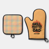 Grill Master Ofenhandschuh & Topflappen-Set (Vorderseite)