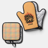 Grill Master Ofenhandschuh & Topflappen-Set (Vorderseite/Rückseite)