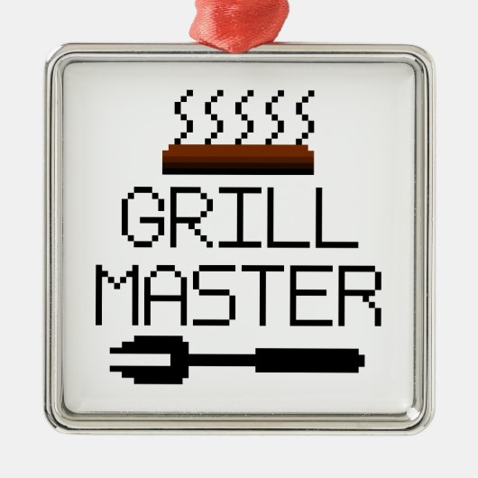 GRILL MASTER ORNAMENT AUS METALL (Vorne)