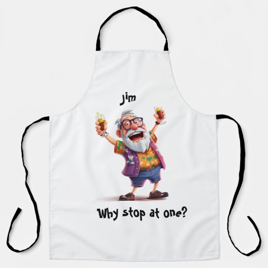 Grill Master & Party Legende Schürze (Vorderseite)