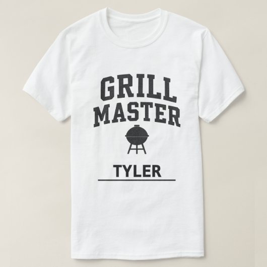 Grill Master Personalisierte GRILLEN T-Shirt (Design vorne)