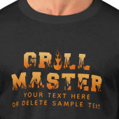 GRILL MASTER Personalisierte GRILLEN T-Shirt