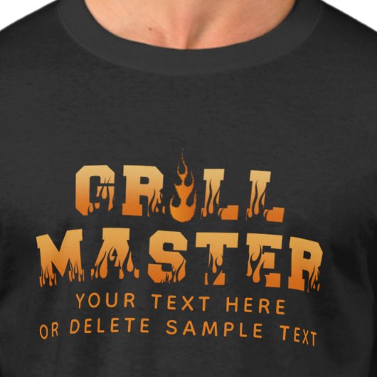 GRILL MASTER Personalisierte GRILLEN T-Shirt