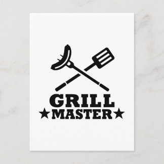 Grill Master Postkarte