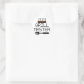 GRILL MASTER RUNDER AUFKLEBER (Tasche)