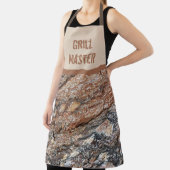 Grill Master Rustic Tree Bark Muster Foto Natur Schürze (InSitu)