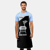 Grill Master-Schürze - Benutzerdefinierter Text fü Schürze (Getragen)