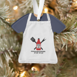 Grill Master Schürze Personalisiert Ornament