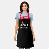 Grill Master Schürze - Personalisierter Name BBQ K (Getragen)