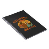 Grill Master seit 1865 GRILLEN Erbe Notizblock (Rechte Seite)