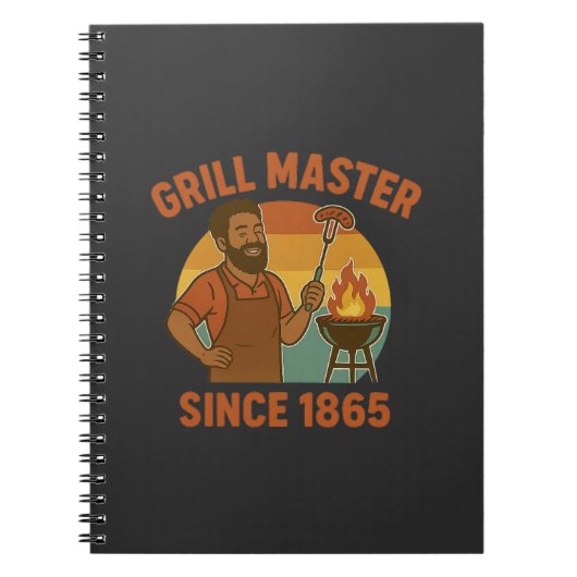 Grill Master seit 1865 GRILLEN Erbe Notizblock (Vorderseite)