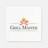 Grill Master Serviette (Vorderseite)